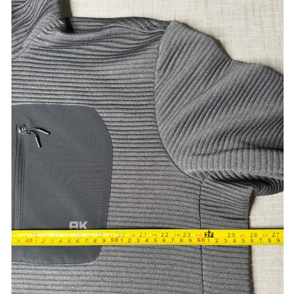 Alaskan Hardgear Duluth Trading Co Mens XL Gray Quarter Zip Ribbed Pullover - Picture 6 of 11